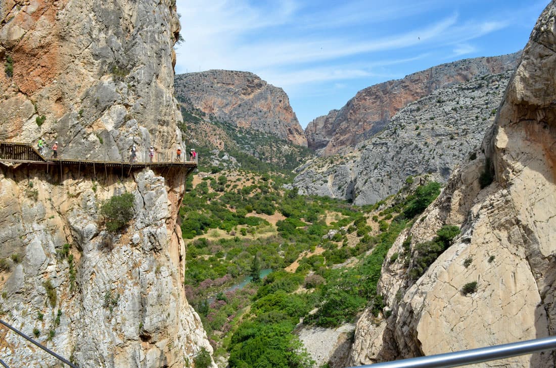 Vue panoramique depuis le Caminito del Rey