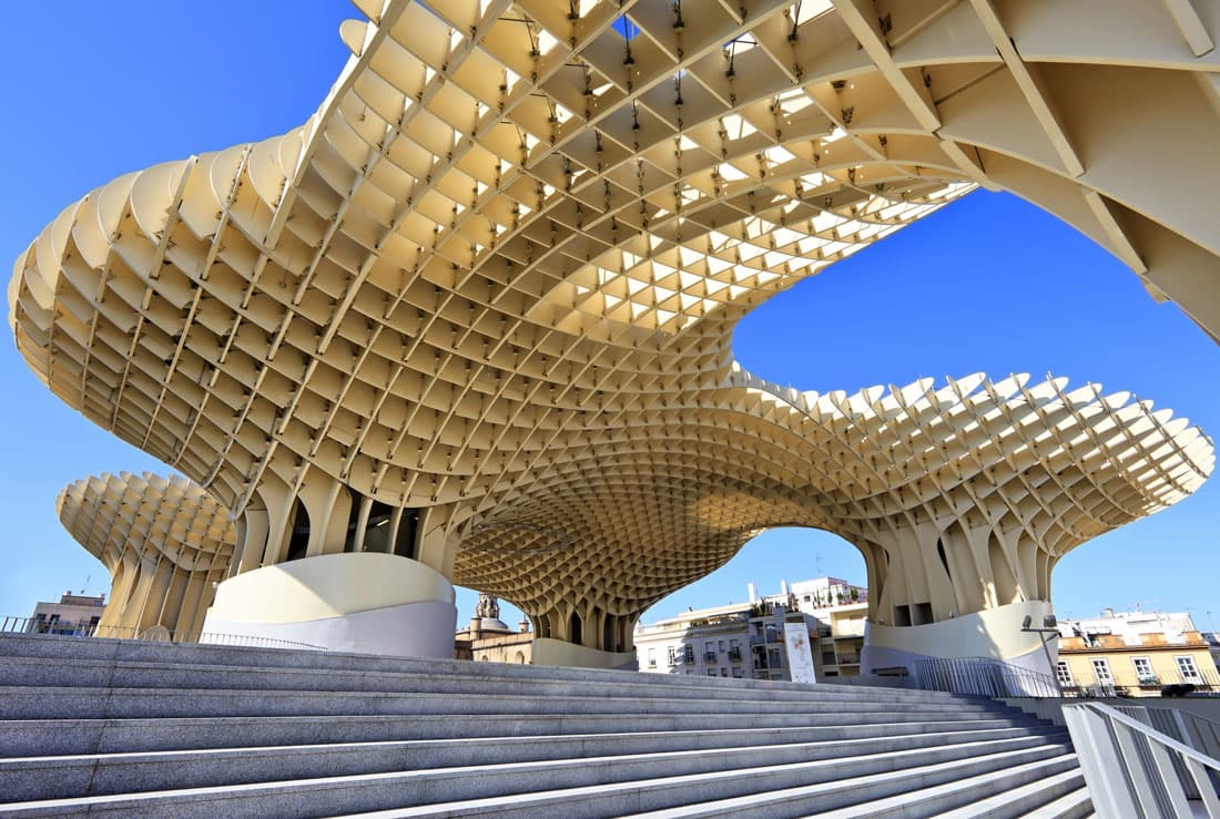 Construction du Metropol Parasol