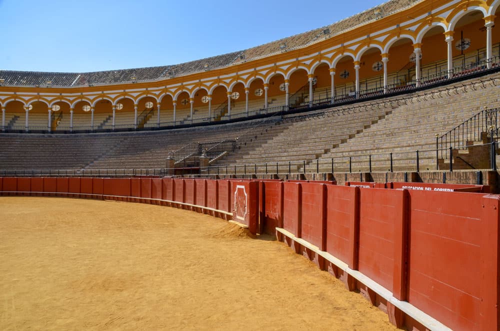 Gradins des arènes de Séville