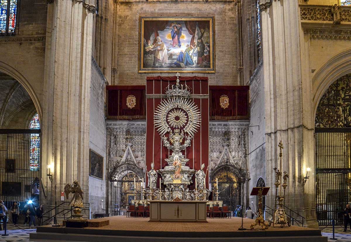 Autel en argent de la Cathédrale de Séville